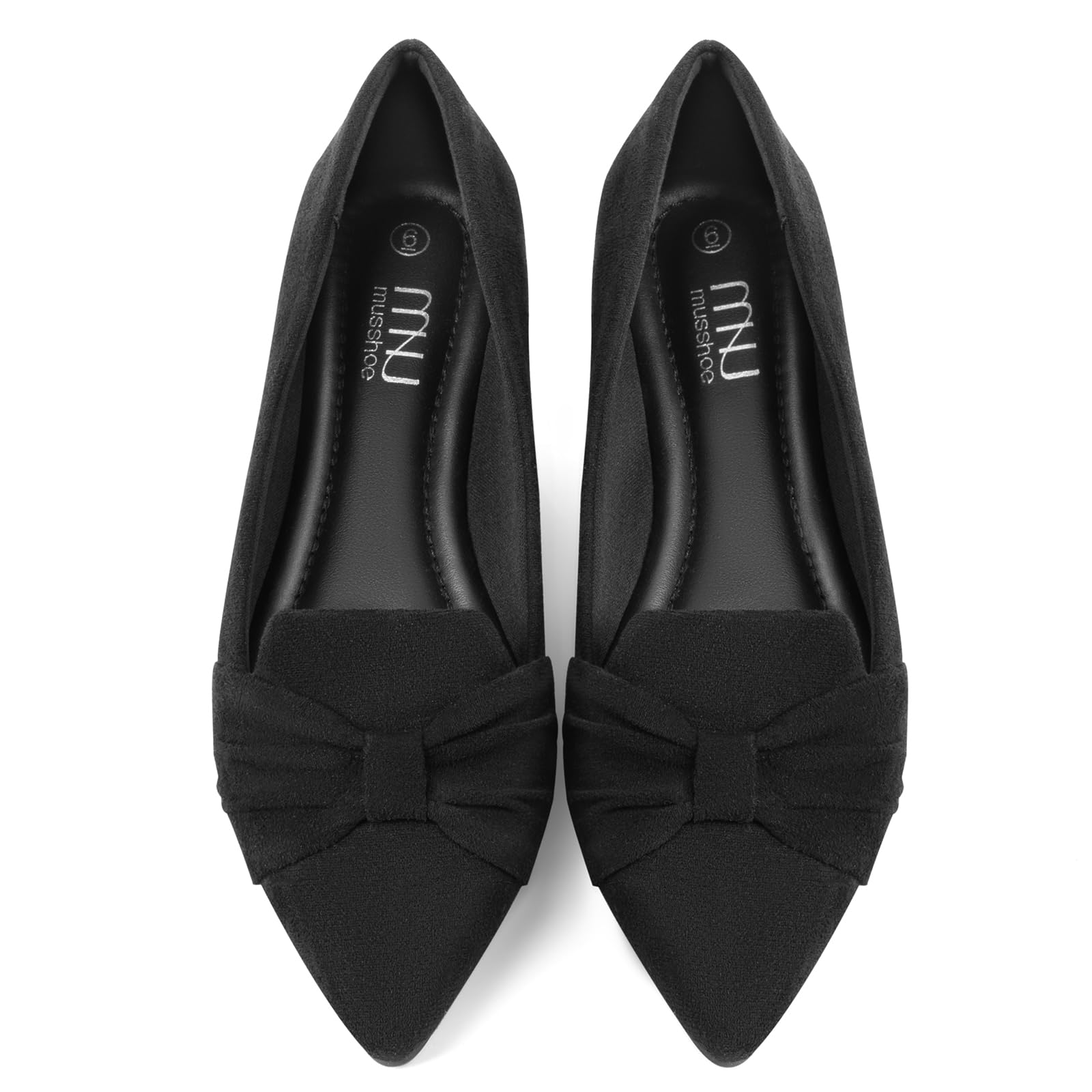 MUSSHOE Women's Comfortable Slip-On Flat Shoes - Casual & Dressy Loafers for Work, Travel & Everyday Wear