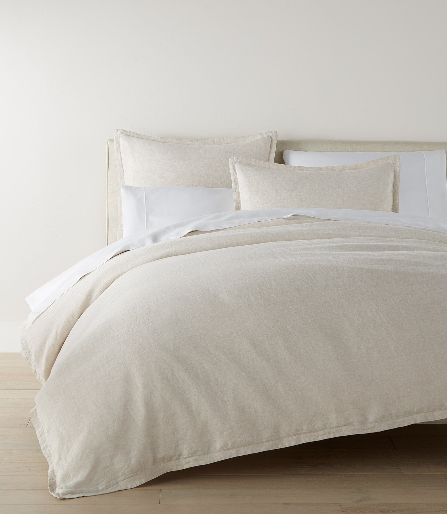 Premium European Washed Linen Sham - Soft & Breathable Bedding Pillow Cover for Home Decor, Guest Room, and Luxury Hotel Use