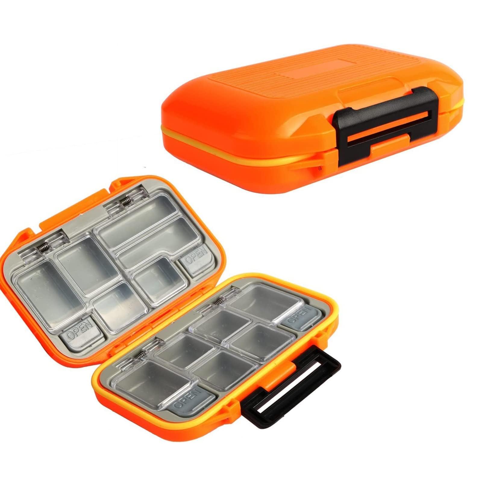**Floating Fishing Tackle Box - Double-Sided Adjustable Storage Organizer for Lures, Hooks, Beads & Jewelry - Waterproof & Durable for Outdoor Fishing & Crafting**