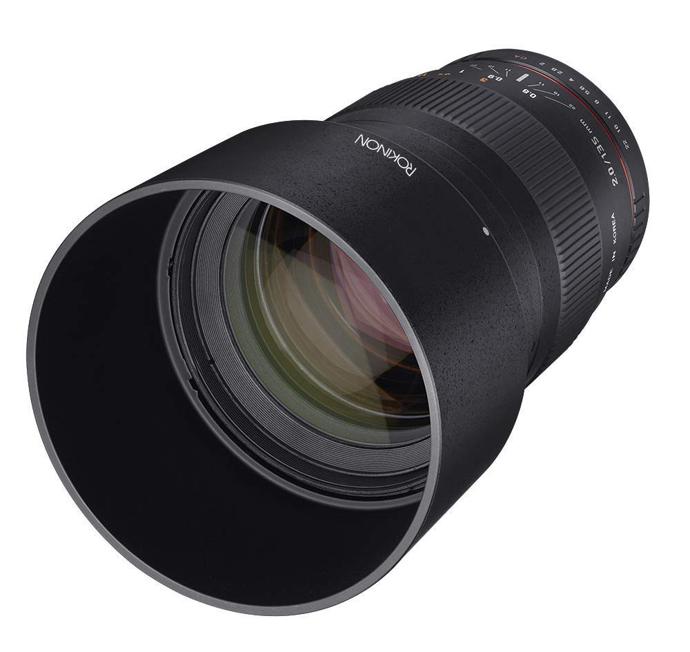Rokinon 135mm F2.0 ED UMC Telephoto Lens for Canon DSLR Cameras - Professional Portrait & Sports Photography (Renewed) - Perfect for Weddings, Events & Wildlife Shooting