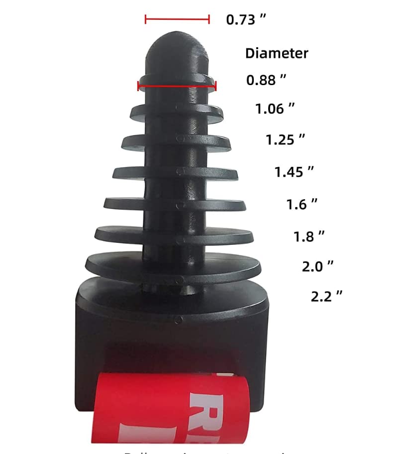 Rubber Exhaust Silencer Plug 0.8