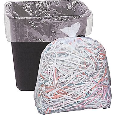8 Gallon Trash Bags - 150 Count Small to Medium Clear Plastic Garbage Bags | 24