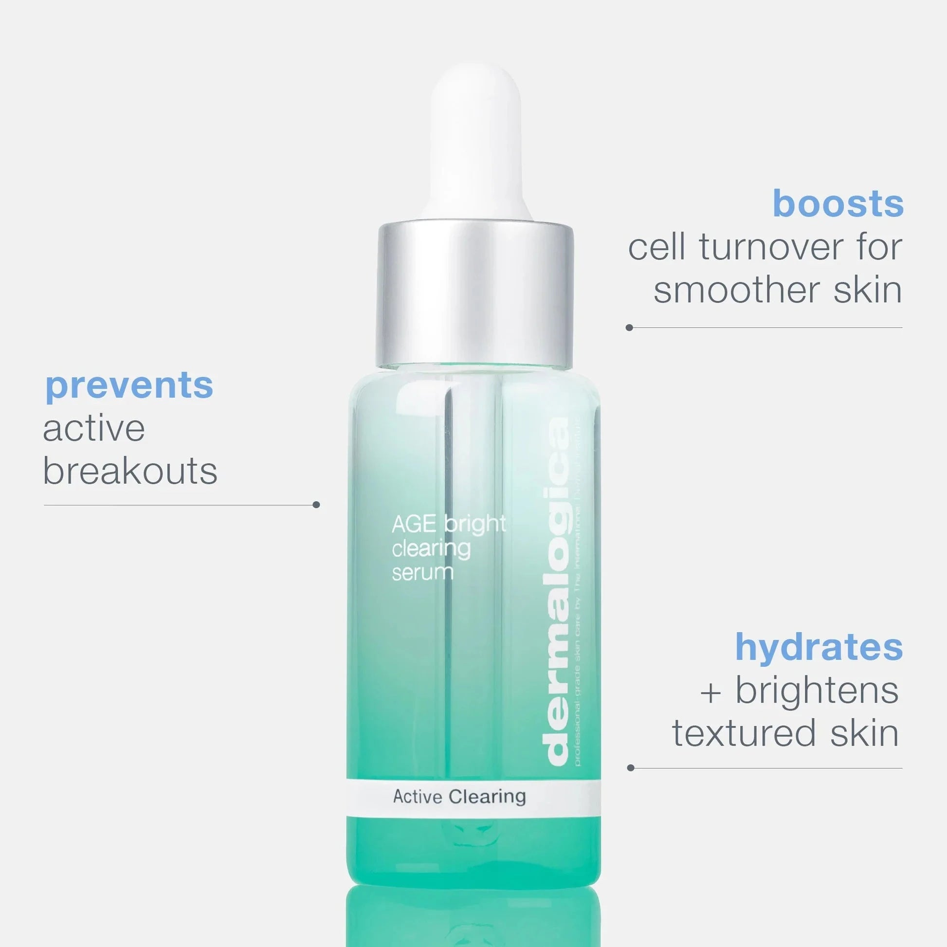 Age Bright Clearing Serum - Anti-Aging Face Serum for Dark Spots & Acne Scars - Brightening & Even Skin Tone Treatment for Day & Night Skincare Routine