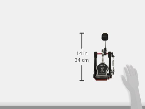 DW 5000 Turbo Single Bass Drum Pedal - Professional Drum Kit Accessory for Live Performances & Studio Recording