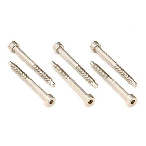 Floyd Rose Stainless Steel Guitar String Lock Screws - 6-Piece Set for Guitar Bridge Maintenance & Tuning Stability | Perfect for Electric Guitar Repair & Setup