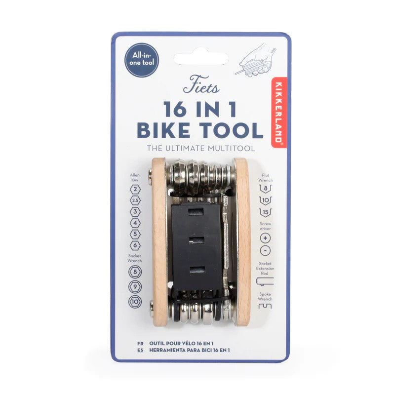 16 in 1 Multi-Function Bicycle Repair Tool Kit - Portable Bike Maintenance Set for Road & Mountain Bikes - Perfect for On-the-Go Cycling Repairs & Home Bike Maintenance