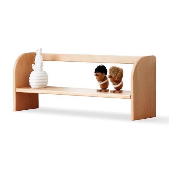 39.4x7.1x11.8 inch / 100x18x30 cm / Natural wood color / Beech lift desk seat