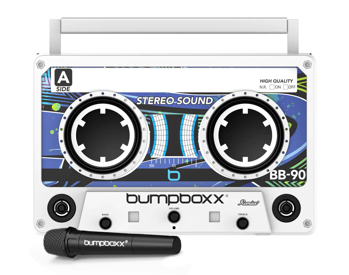 Bumpboxx Remixx Portable Bluetooth Boombox Speaker - Wireless Outdoor Party Speaker for Beach, Pool, Camping & Home Use