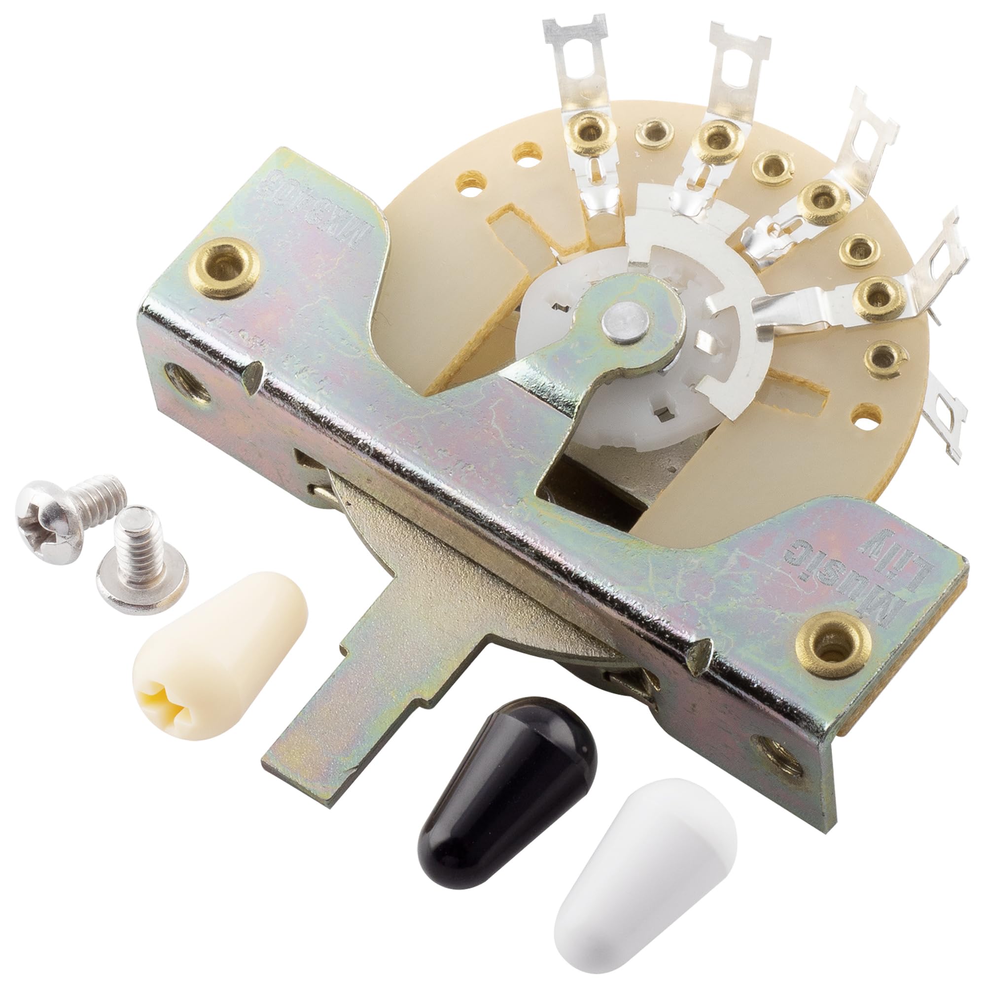 Musiclily Ultra 5-Way Pickup Selector Blade Switch for Strat Style Electric Guitar - Perfect for Guitar Upgrades & DIY Repairs | Ideal for Rock, Blues & Metal Performances