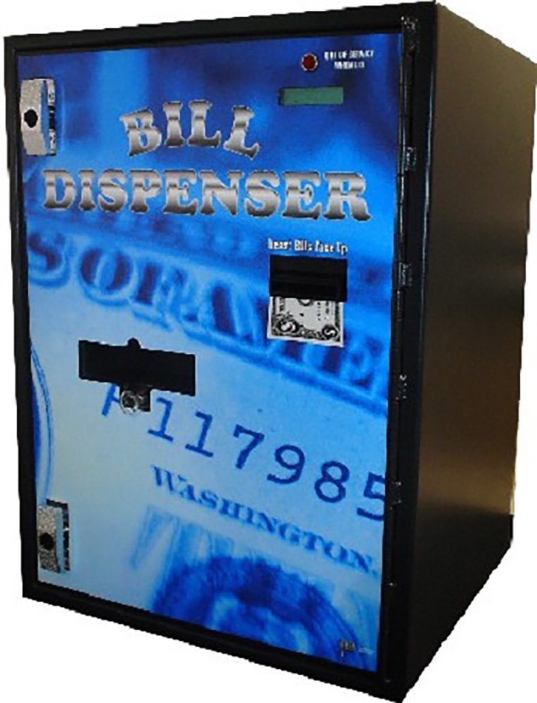 AC7712 Bill Changer - Front Load Currency Changer Machine for Vending, Arcade & Laundry Business | High Capacity Cash Handling Solution