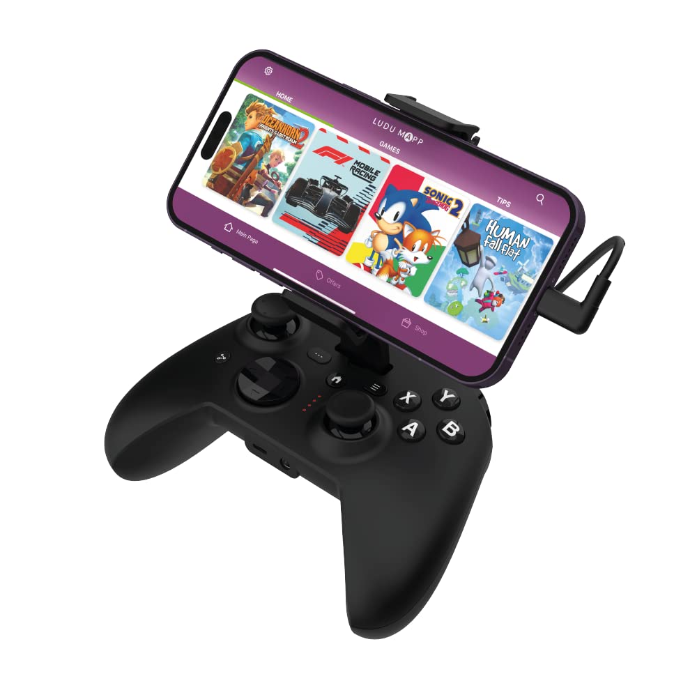 RiotPWR Cloud Gaming Controller for iPhone & iPad - Lightning & USB-C Cables Included | Perfect for Xbox Game Pass, Stadia & Mobile Gaming on iOS Devices