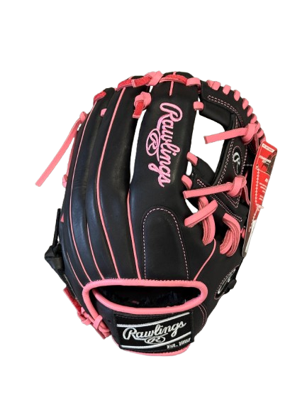 Rawlings R9 R9204 2BBP 11.5-Inch Baseball Infield Glove - Premium Leather Fielding Mitt for Youth & Adult Players - Perfect for Practice, Games & Training