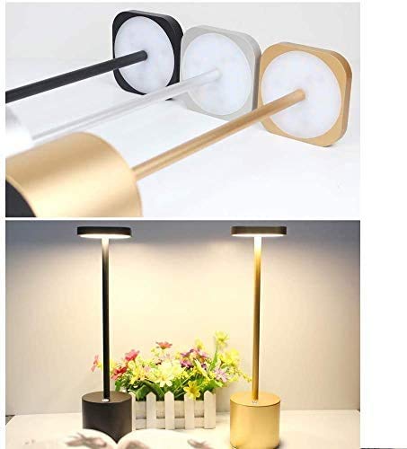 Eye-Caring LED Desk Lamp with USB Charging Port & Touch Control - Dimmable Table Lamp for Office, Home, Study - No Strobe Reading Light (Silver Stainless Steel) | Perfect for Night Reading, Home Office Setup & Student Study Sessions