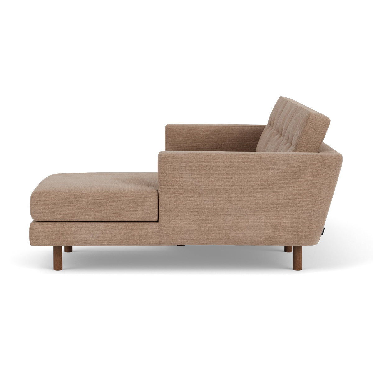 Conrad Fabric Right Chaise Sofa - Modern Sectional Couch for Living Room, Lounge & Home Theater - Comfortable Upholstered Furniture with Chaise Lounge