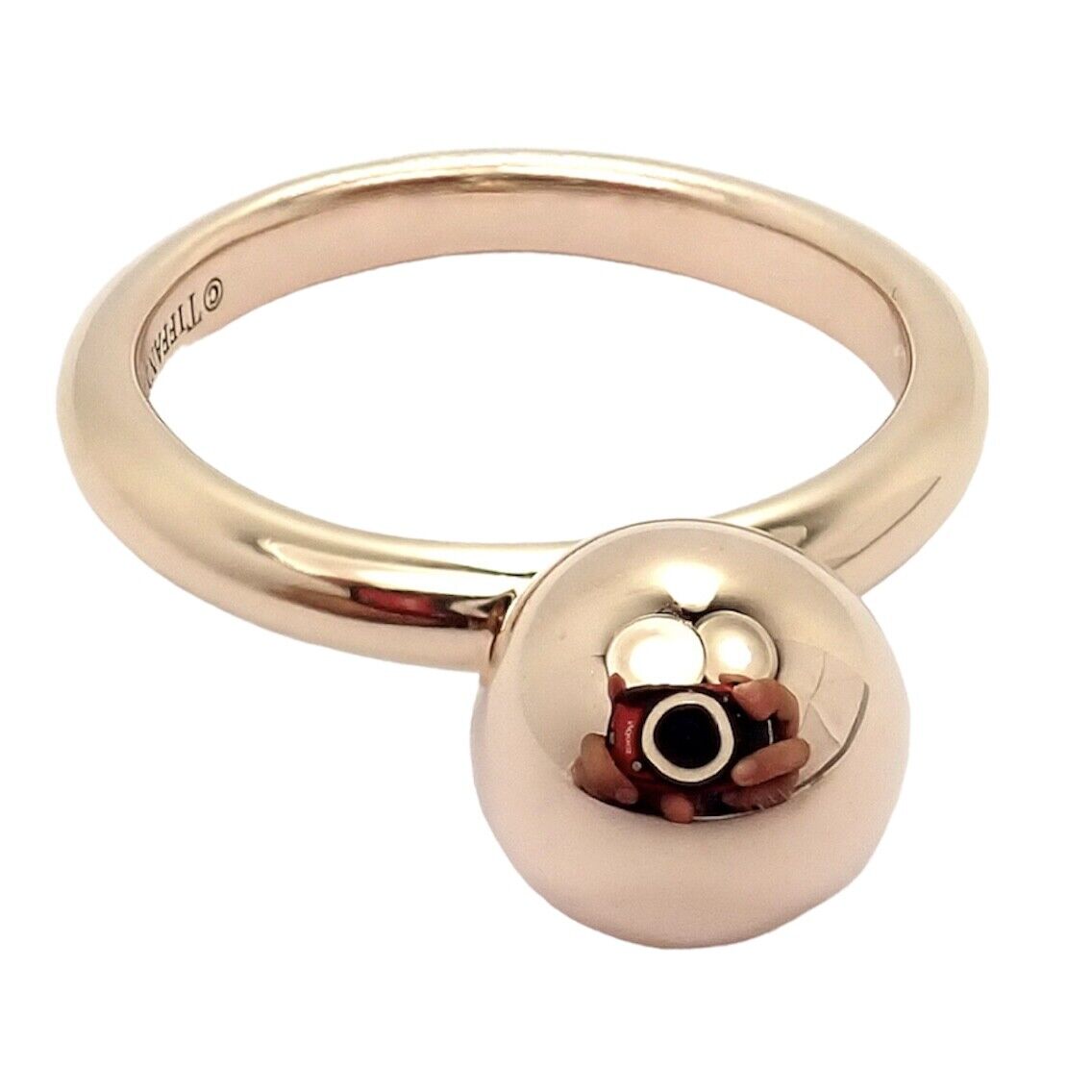 Tiffany & Co. 18k Yellow Gold New York Ball Globe Ring - Size 3.75 - Elegant Jewelry for Women, Perfect Gift for Anniversary, Birthday & Special Occasions