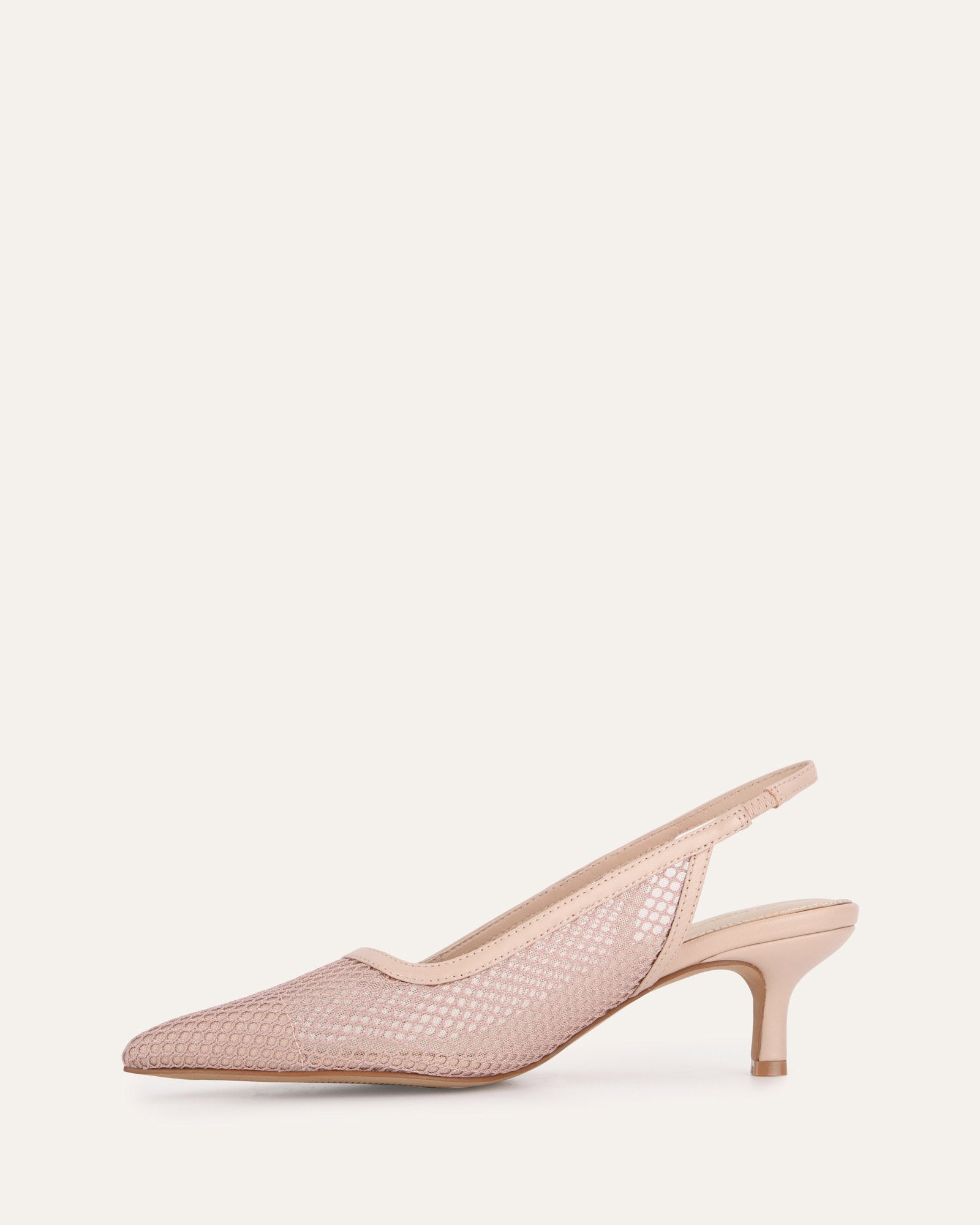 RIVA Women's Mid Heel Sandals - Pink Mesh Comfortable Dress Shoes for Weddings, Parties & Evening Events