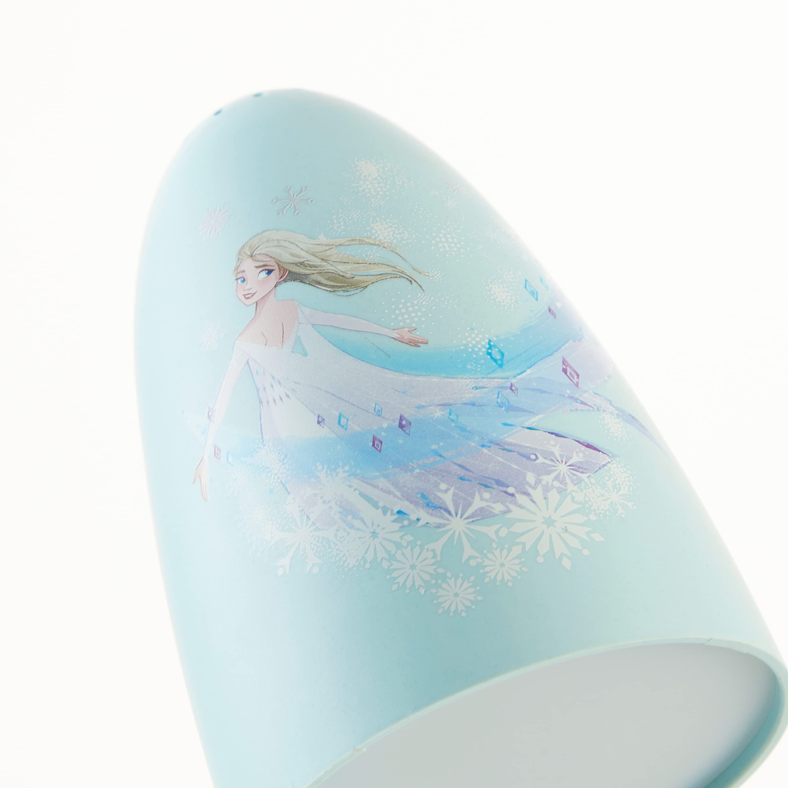 Disney Frozen LED Desk Lamp with USB Charging Port - Switch Operated Night Light for Kids Room, Study Table & Bedside Reading