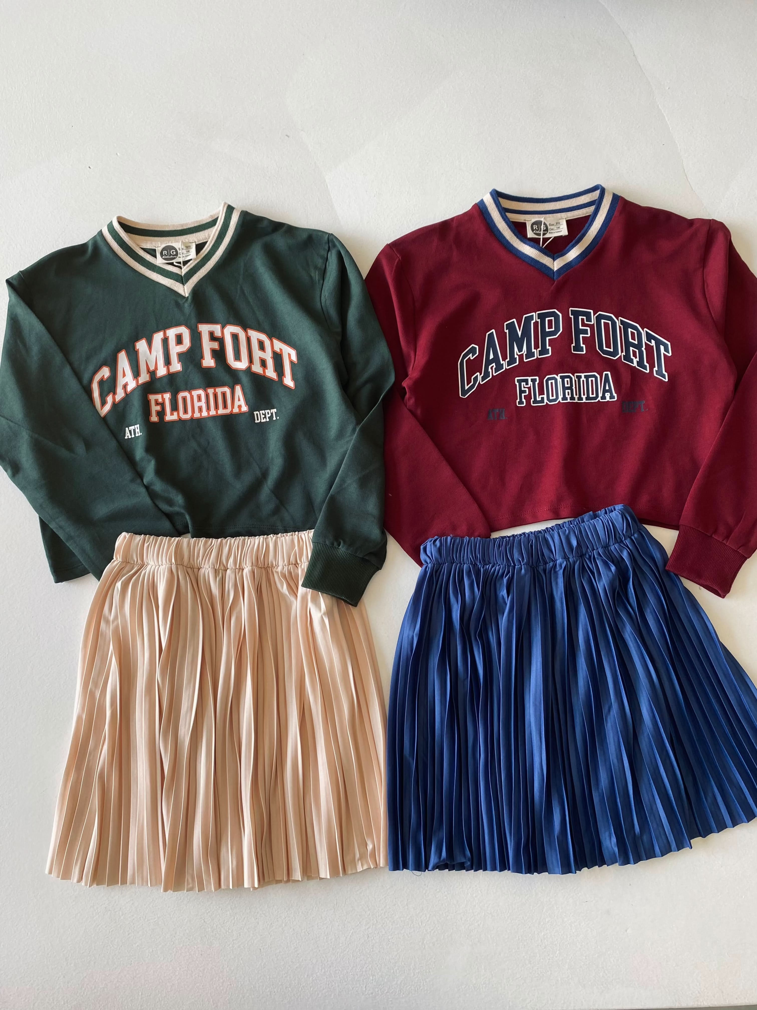 Printed Pleated Mini Skirt Set - 2 Pack | Trendy & Stylish for Women | Perfect for Casual Outings, Parties & Summer Fashion