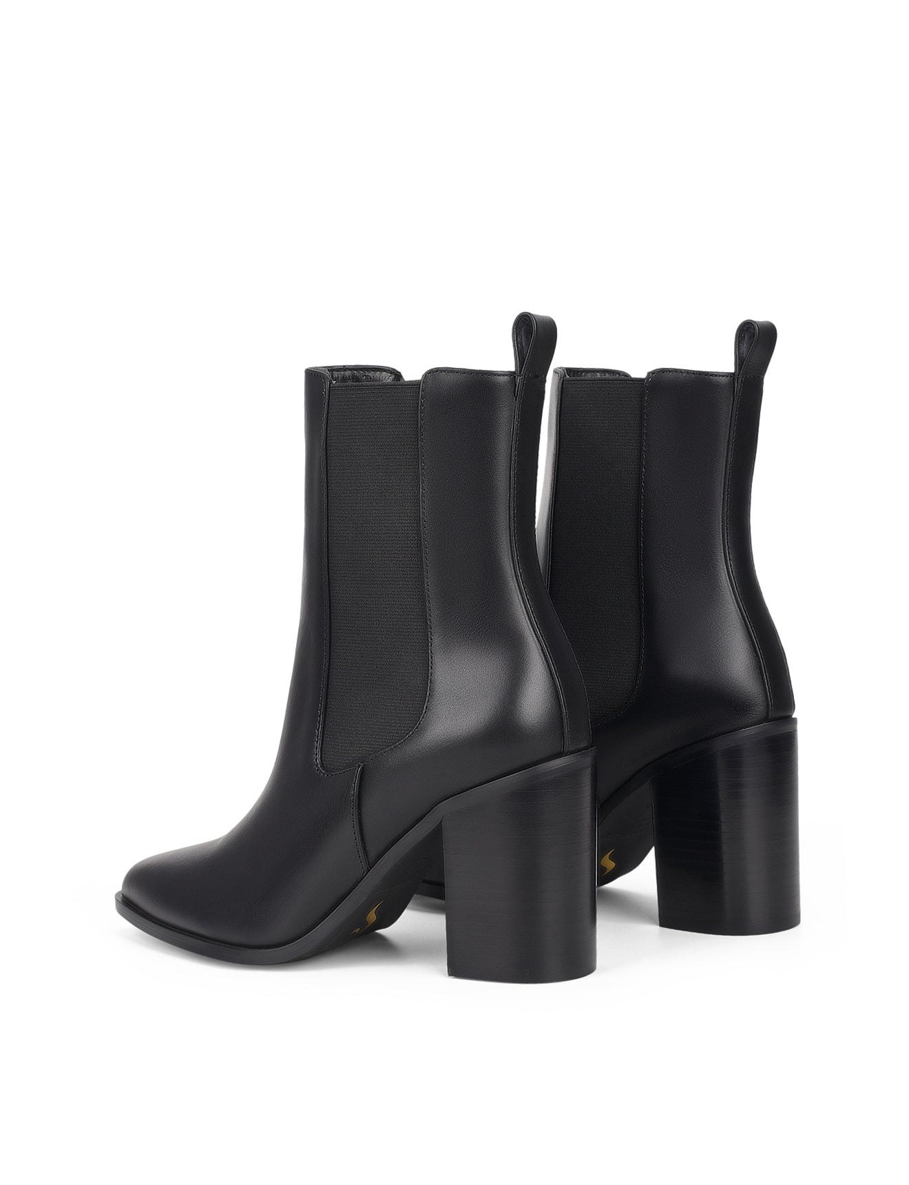 Stylish Black Leather Ankle Boots for Women - Comfortable & Fashionable Riding Boots for Casual Outings, Work & Date Nights