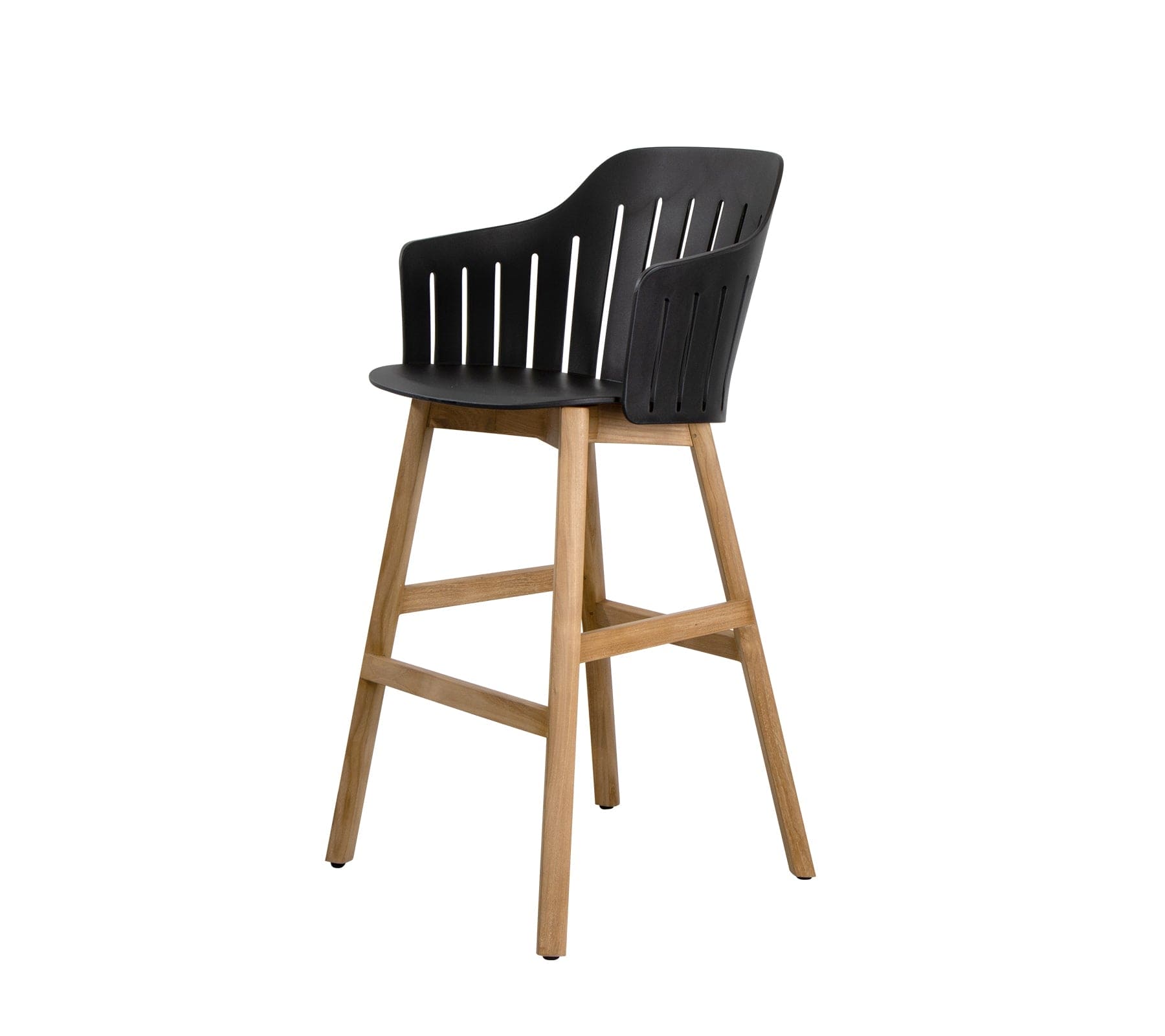 Premium Outdoor Bar Stool - Heavy Duty Patio Bar Chair with Backrest, Weather-Resistant & Comfortable for Garden, Deck, Poolside & Outdoor Dining