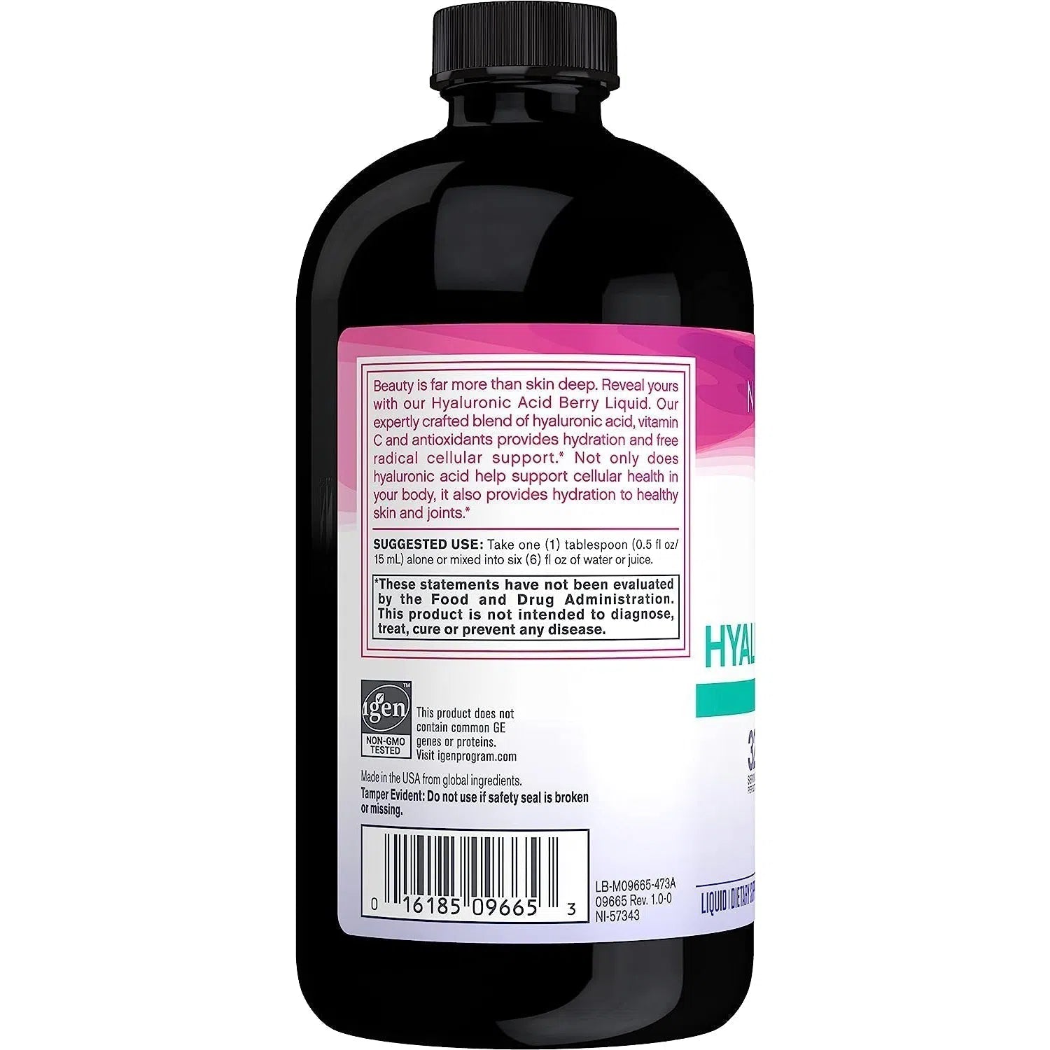 NeoCell Hyaluronic Acid Berry Liquid Supplement - Supports Joint Health & Skin Hydration - Delicious Berry Flavor for Daily Wellness Routine