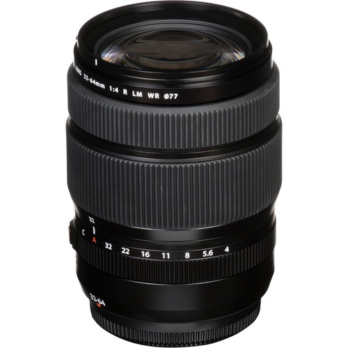 FUJIFILM GF 32-64mm f/4 R LM WR Lens for GFX Mirrorless Cameras - Professional Medium Format Photography for Landscapes, Portraits & Studio Work