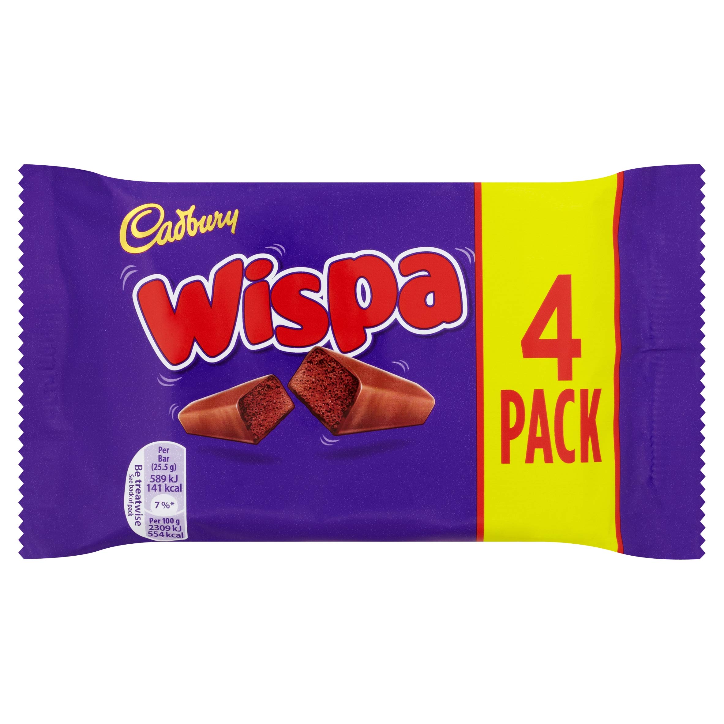 Cadbury Wispa Classic Chocolate Bars - Imported from England UK | Best British Chocolate Candy for Gifts, Parties & Snacking