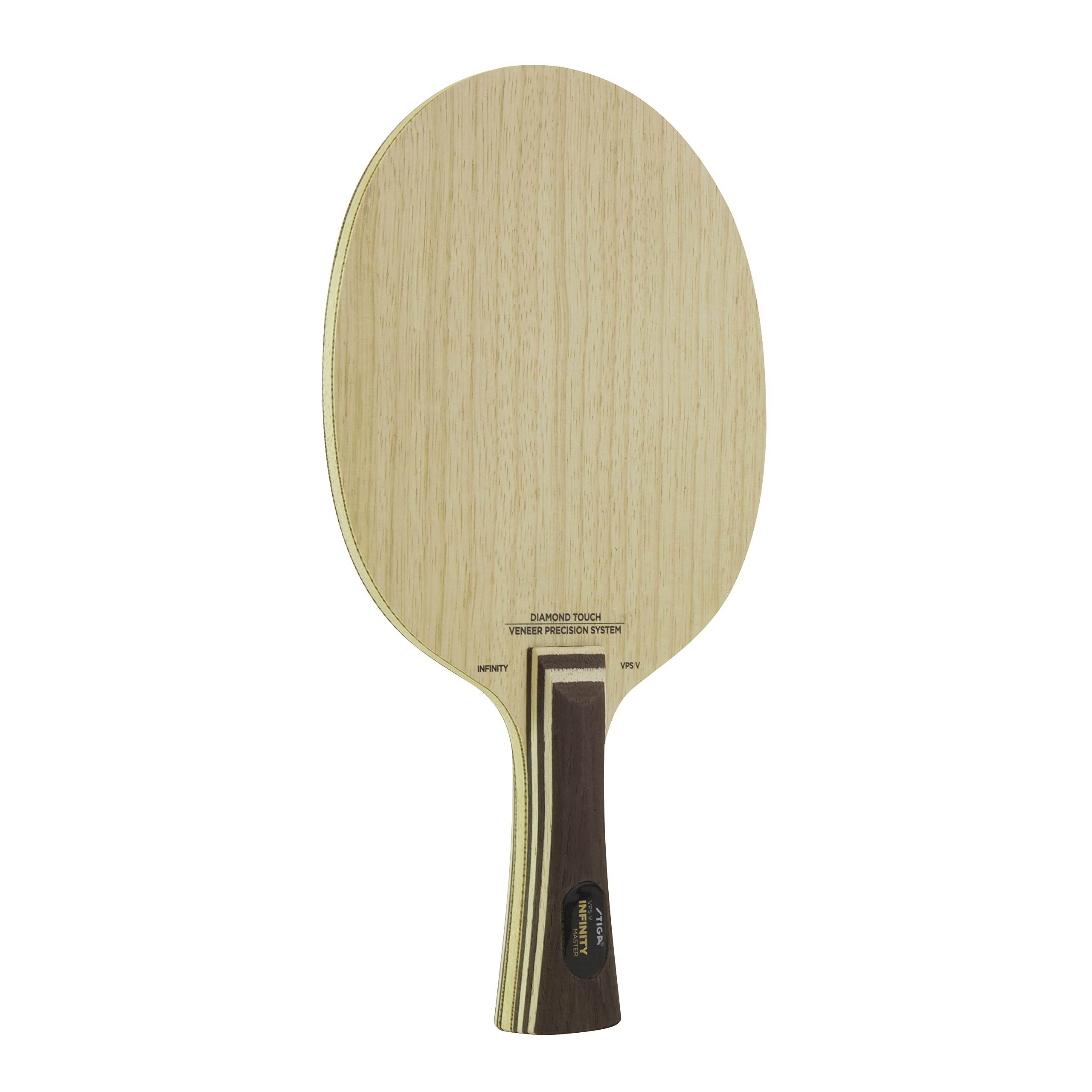 Premium Unisex Table Tennis Racket - Infinity VPS V Diamond Touch Master Grip 5-Ply Lightweight Offensive Blade | Professional Ping Pong Paddle for Competitive Play & Training | Perfect for Tournaments, Club Matches & Home Practice