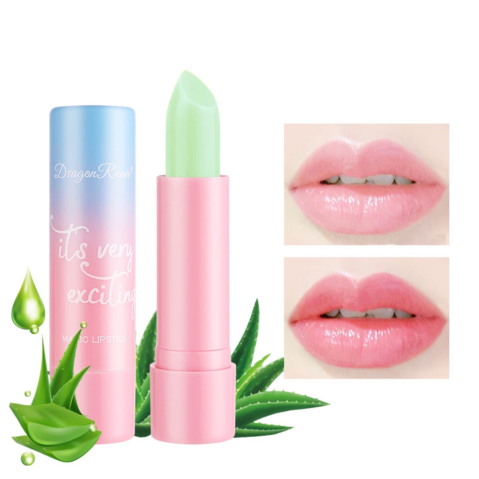 Natural Plant Extract Lip Balm - Long Lasting Moisturizing Lip Care with Color Changing Effect, Hydrating Lip Tint for Dry & Chapped Lips - Perfect for Daily Use, Makeup, and Outdoor Activities
