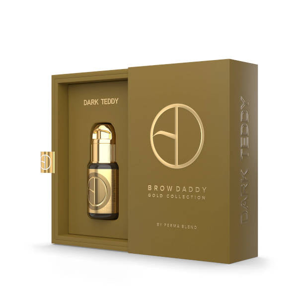 Perma Blend Brow Daddy Dark Teddy Pigment - Professional Microblading & Permanent Makeup Tattoo Ink for Natural-Looking Eyebrows - Perfect for Salon, Spa & Home Use