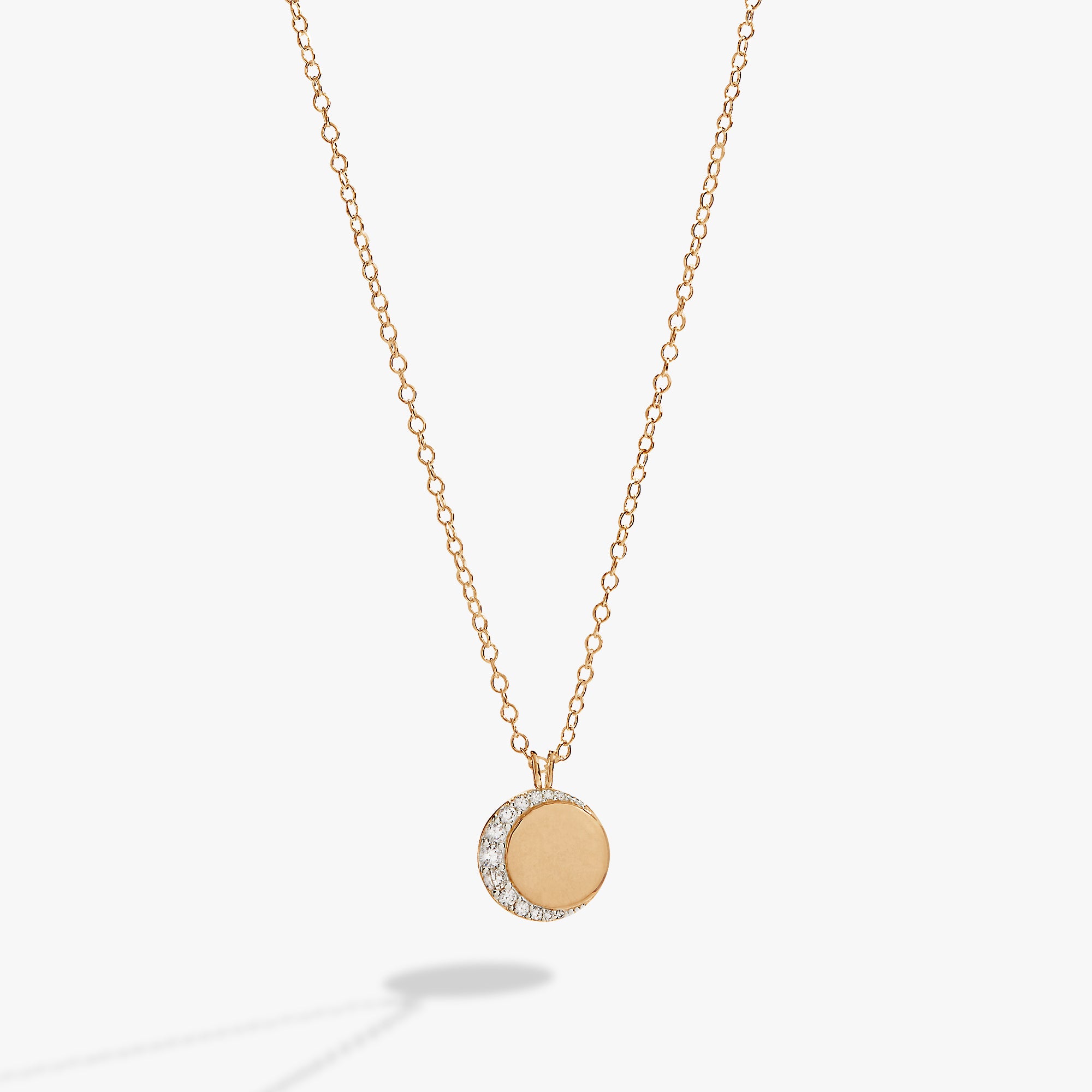 Crescent Moon Pendant Necklace for Women - Sterling Silver Moon Charm Jewelry - Perfect for Everyday Wear, Gift Giving & Boho Fashion