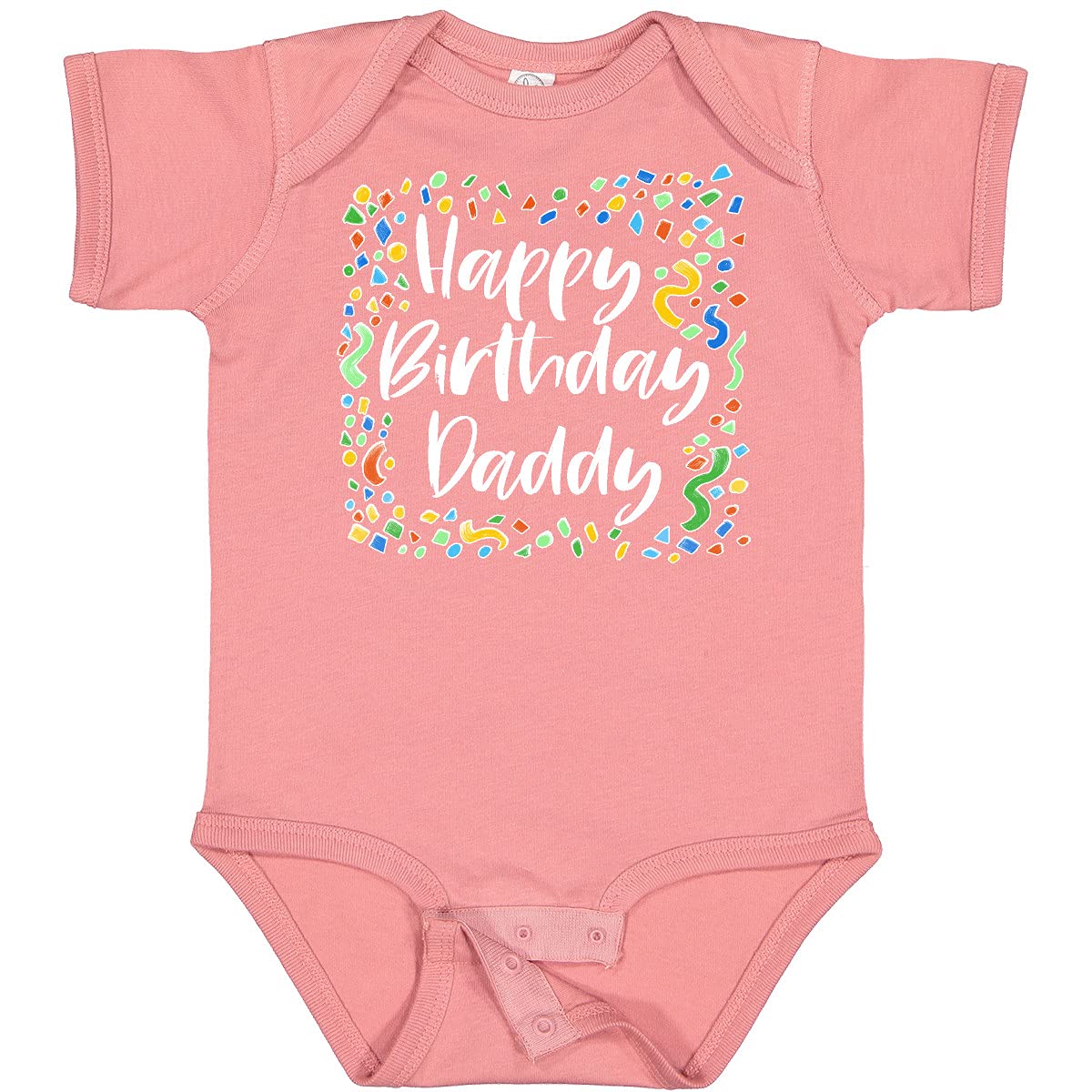 Inktastic Happy Birthday Daddy Baby Bodysuit - Cute Outfit for Newborns & Infants - Perfect for Birthday Parties, Photo Shoots & Family Celebrations