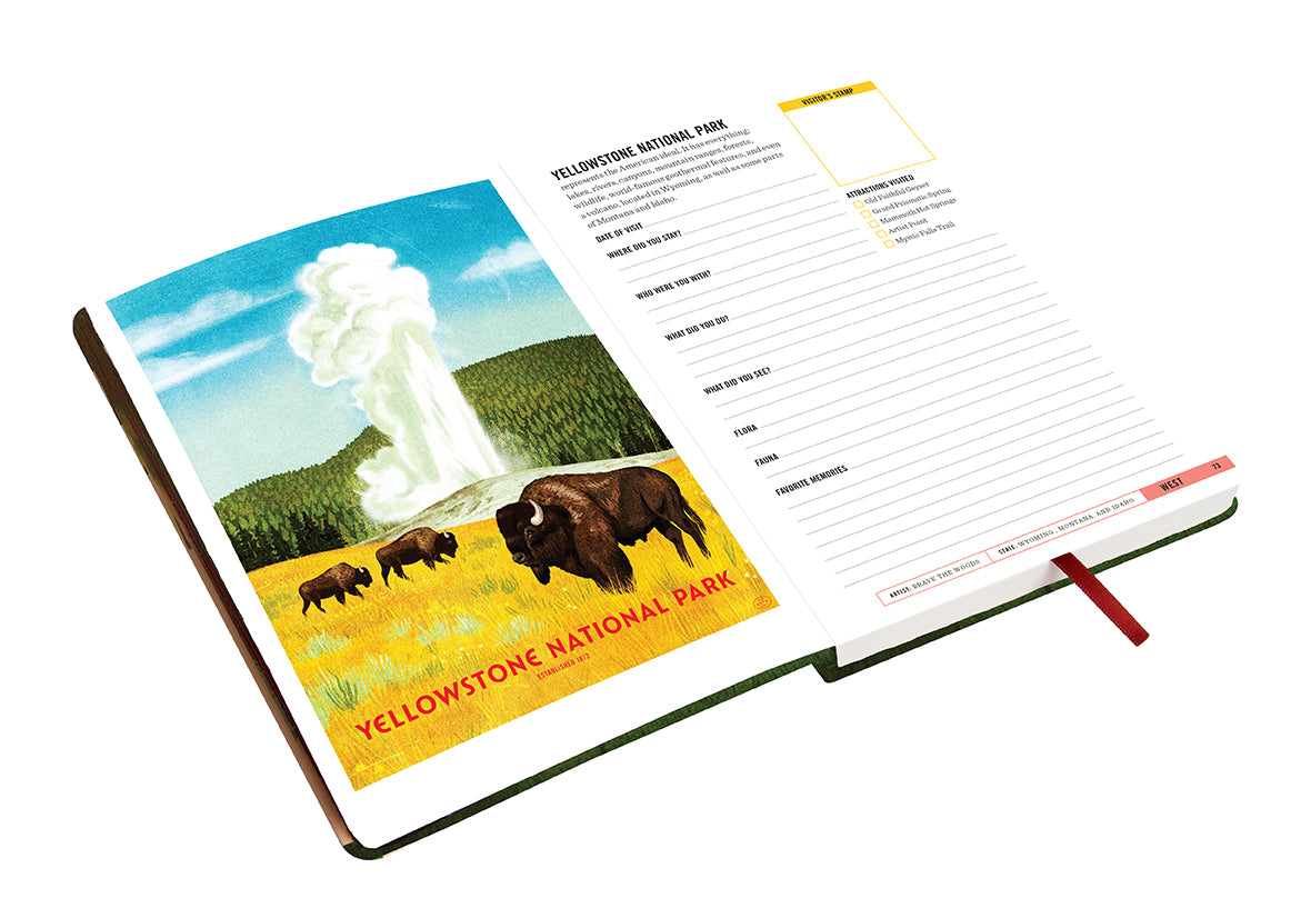 National Parks Art Journal - Park Lover's Notebook for Travel Enthusiasts | Perfect for Hiking, Camping & Nature Exploration