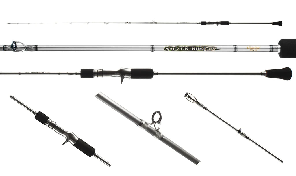Jigging World Silver Bullet Slow Pitch Conventional Fishing Rods - Perfect for Saltwater Jigging and Bottom Fishing