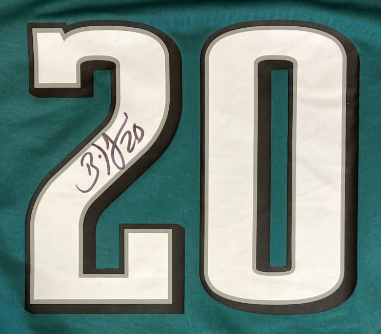 Authentic Brian Dawkins Autographed Philadelphia Eagles Green Nike Game Jersey - Perfect for Eagles Fans, Collectors & Sports Memorabilia Enthusiasts - Great for Display, Gifting & Game Day
