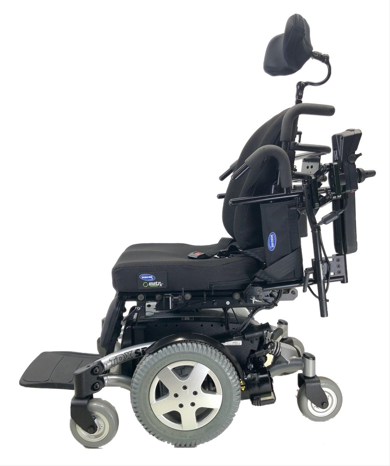 Like New Invacare TDX SP Rehab Power Wheelchair | 17 x 20 Seat Size | Seat Elevate & Tilt Function | Mobility Aid for Home & Outdoor Use