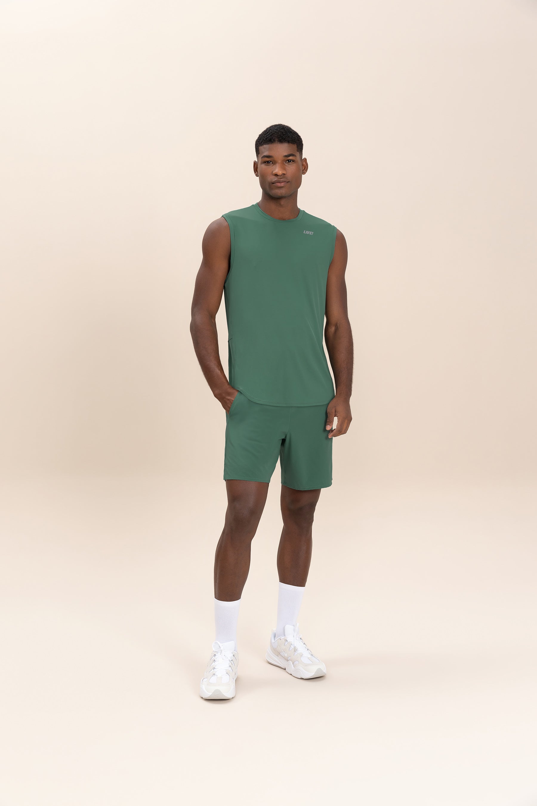 Comfy Link Pea Men's Tank Top - Lightweight & Breathable Summer Casual Wear for Gym, Running & Outdoor Activities