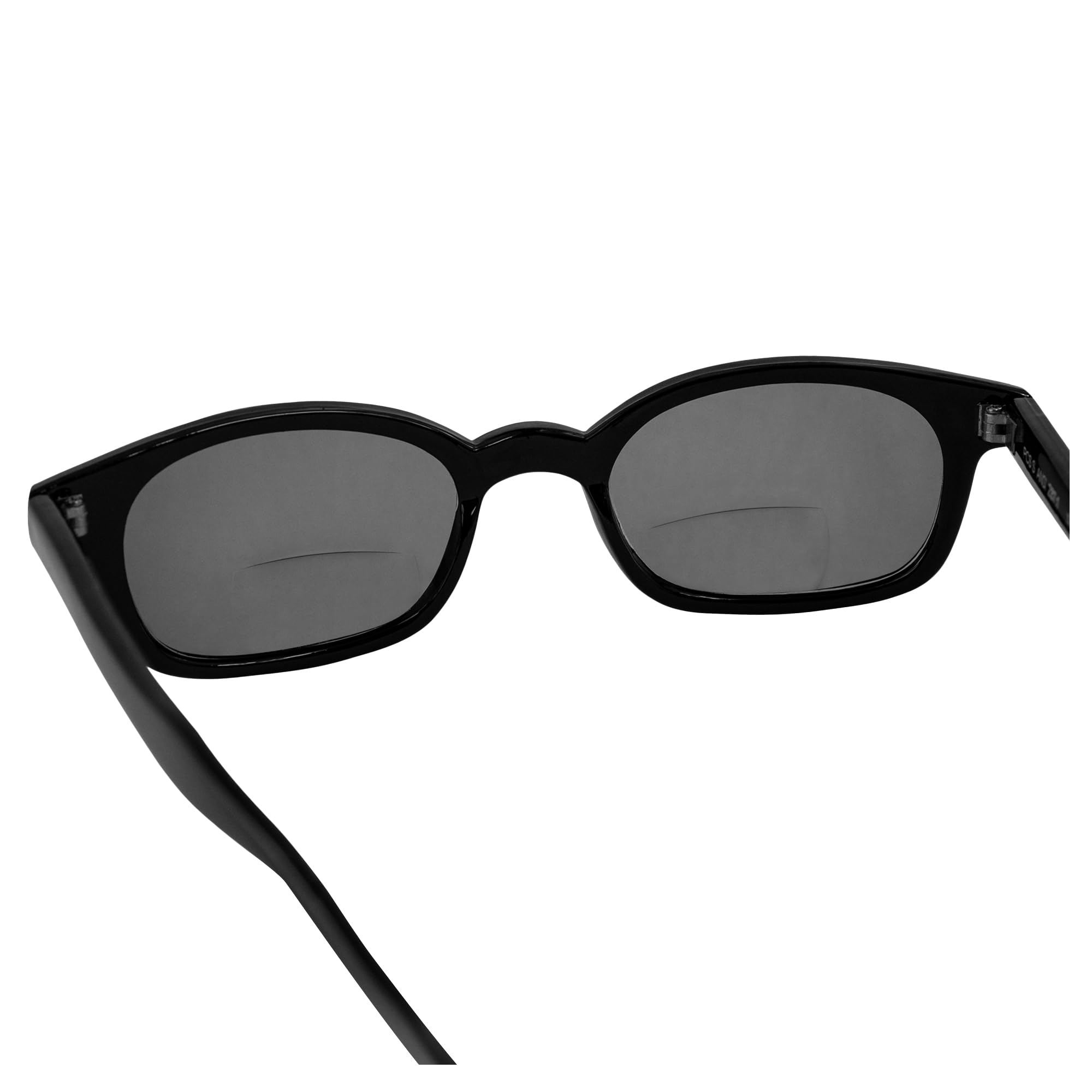 Pacific Coast Sunglasses X-Kd Readerz Smoke Lens 1.75 Rectangular Reading Sunglasses for Men & Women - Black Frame, 55mm Lens Width, 60mm Temple Length - Perfect for Driving, Reading & Outdoor Activities
