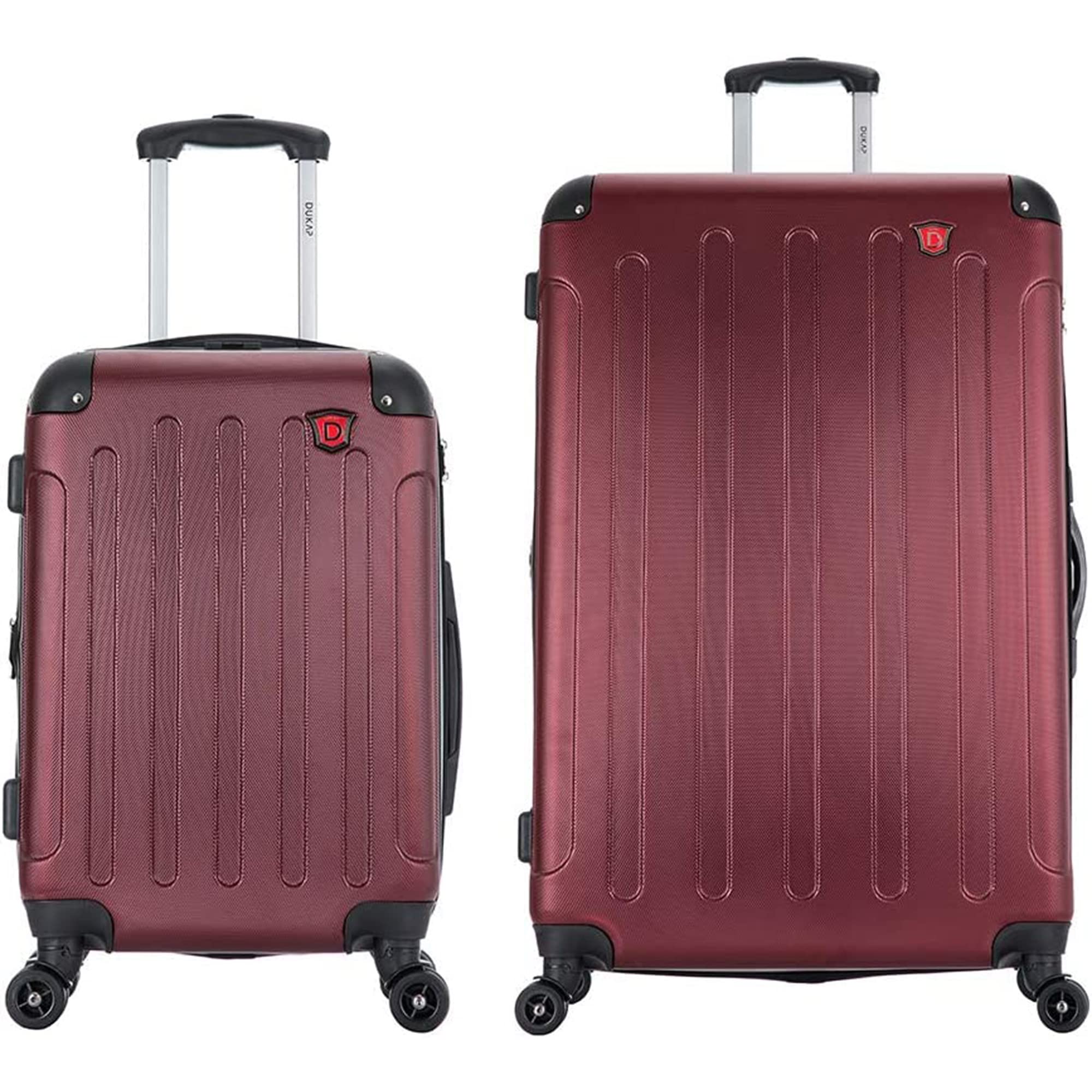 DUKAP INTELY 2-Piece Hardside Spinner Luggage Set with TSA Lock (20