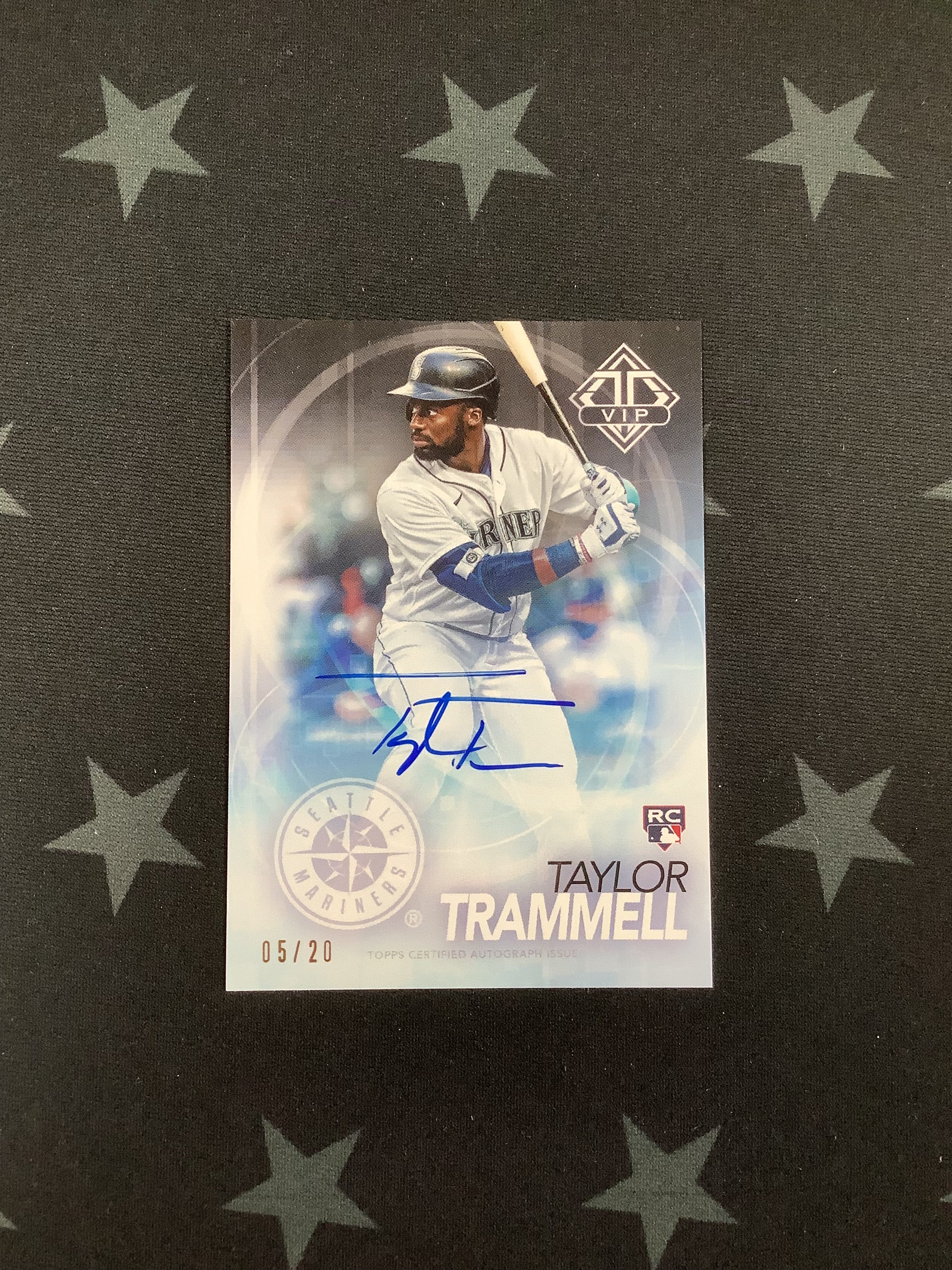 2021 Topps Transcendent VIP Party Taylor Trammell Rookie Auto /20 - Rare Baseball Card for Collectors & Sports Fans - Perfect for Display, Trading, and Investment