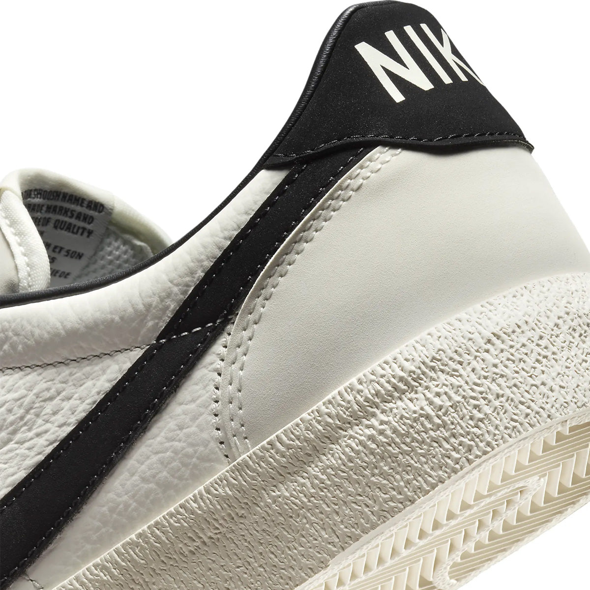 Nike Killshot 2 Leather Premium Sneakers - Men's 'Sail Black' Casual Shoes for Everyday Wear & Street Style Fashion