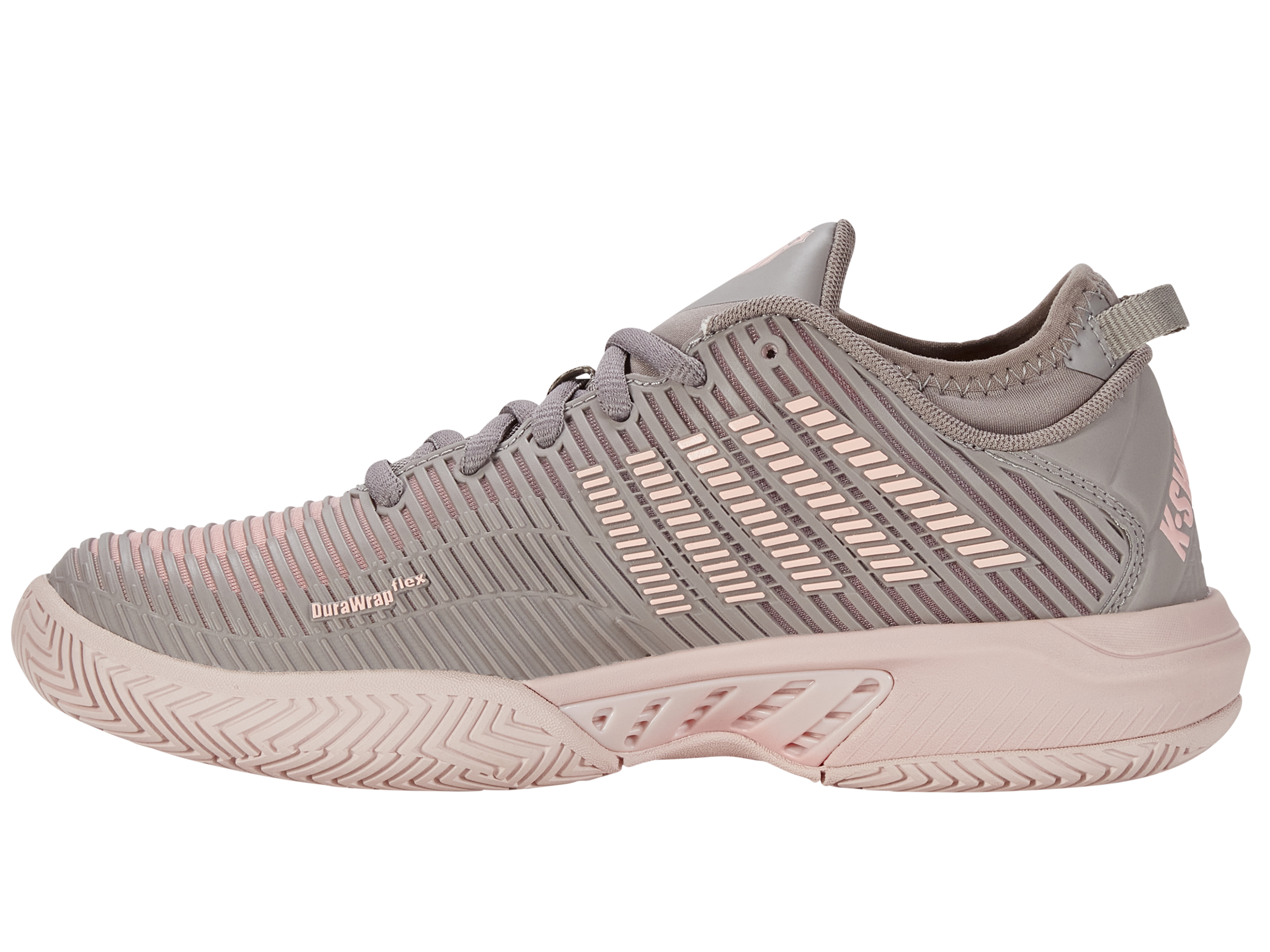 Hypercourt Supreme Women's Tennis Shoes - Satellite/Sepia Rose/Pale Neon Coral | Lightweight & Durable Court Sneakers for Women | Perfect for Tennis, Training & Casual Wear