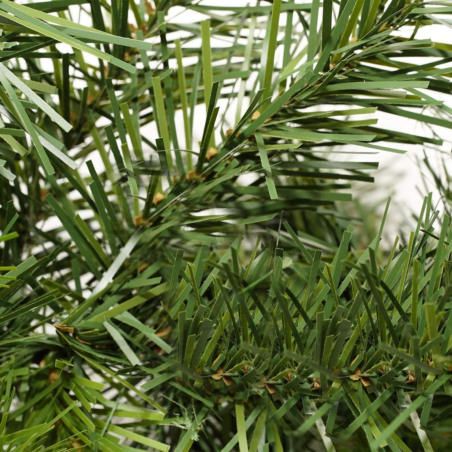 Premium 50-Foot Cashmere Mixed Pine Artificial Christmas Garland - Unlit Green Pine Needle Garland for Holiday Decor, Mantel, Staircase & Fireplace