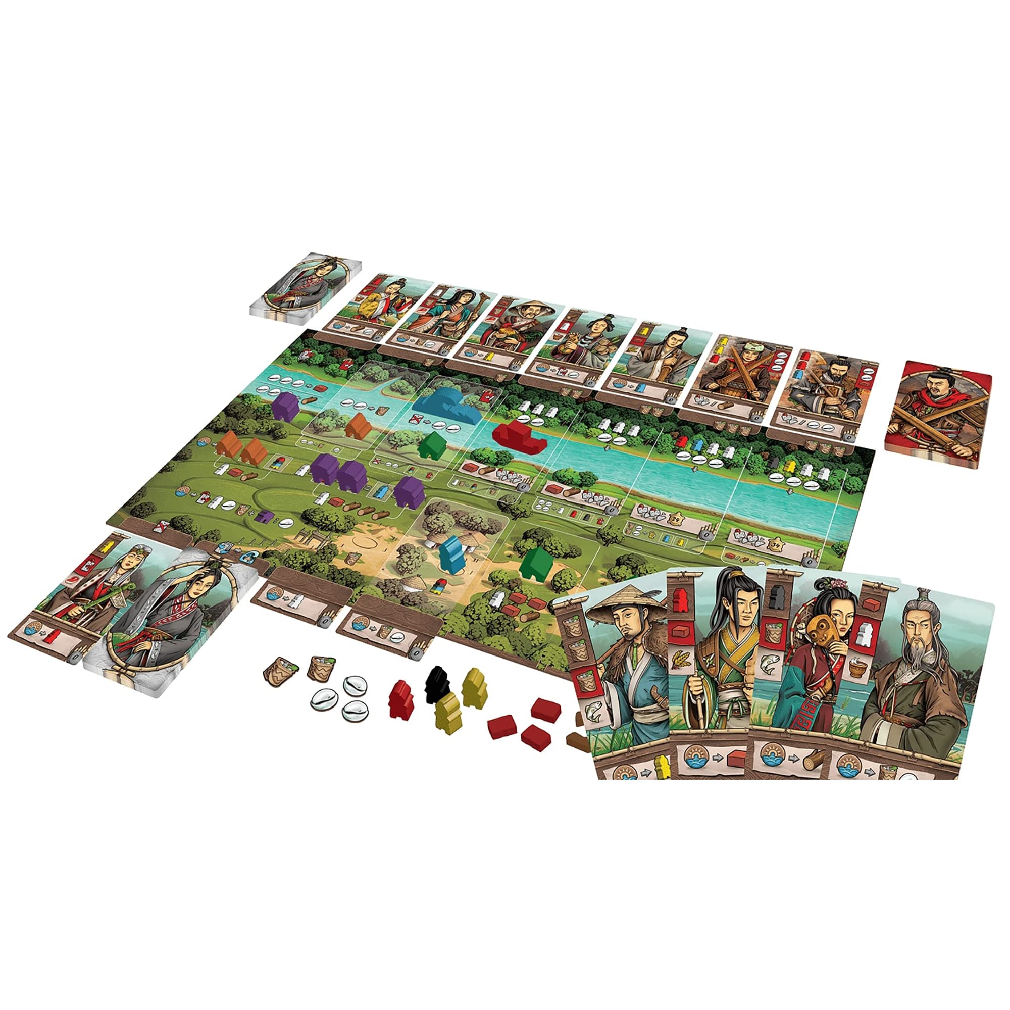 Legacy of Yu - Ancient China Themed Solo Board Game by Garphill Games | Strategy Adventure for 1 Player Ages 14+ | Perfect for Home Game Nights & Solo Gaming Enthusiasts