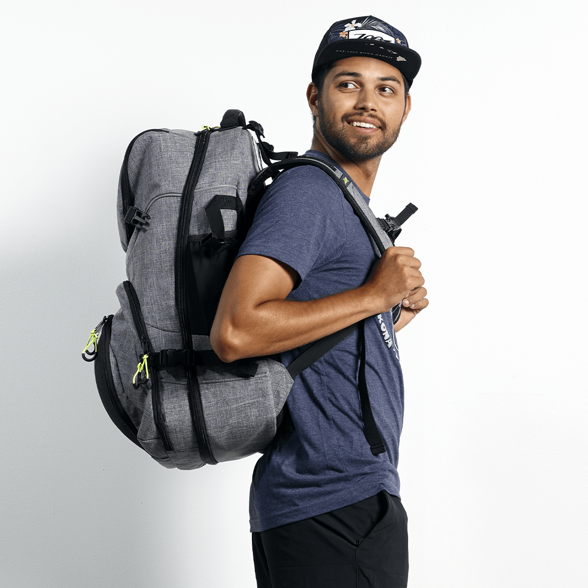 Ultra Tri Bag - Durable Canvas Backpack in Gray for Travel, Hiking & Everyday Use | Water-Resistant & Spacious Design