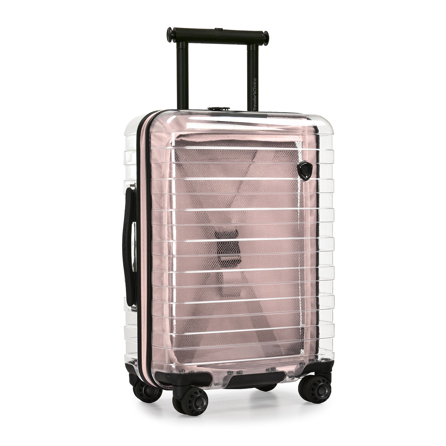 Millennial II Clear Transparent Carry On Luggage - Lightweight Durable Suitcase for Travel, Business Trips & Weekend Getaways