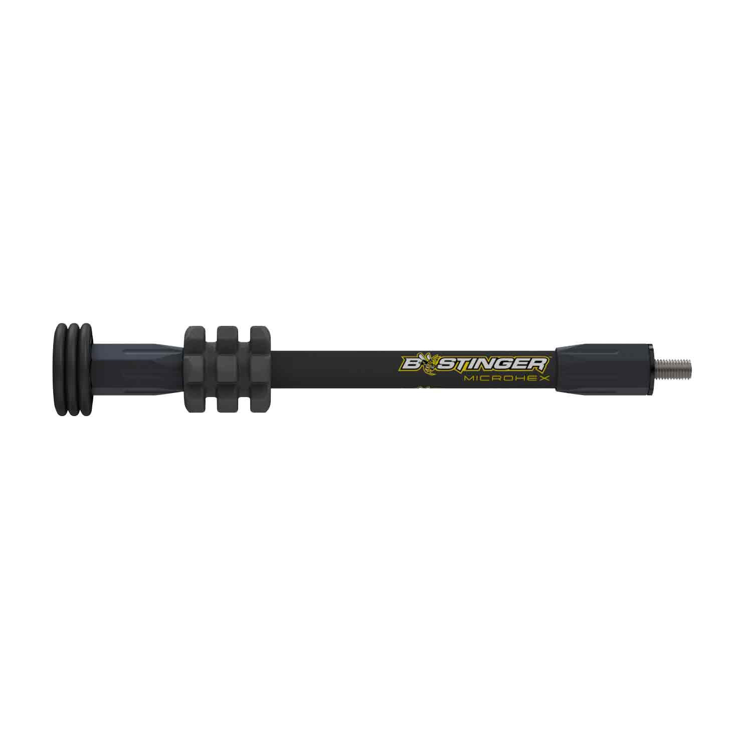 Bee Stinger Microhex 8 Stabilizer for Archery - Matte Black Finish | Hunting & Target Practice Accessory | Improves Bow Accuracy for Outdoor Sports