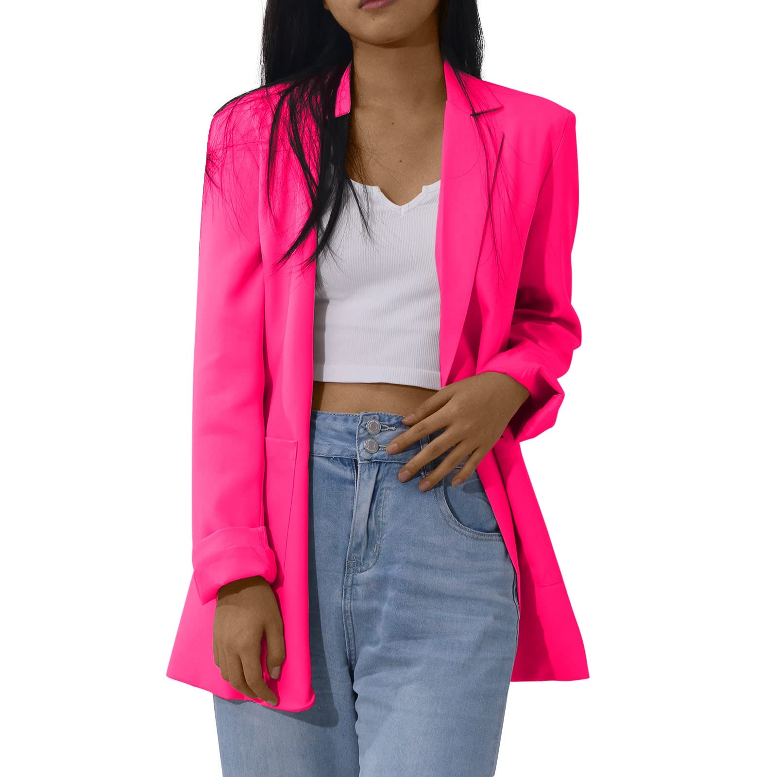 Plus Size Sequin Blazer for Women - Elegant Party & Office Jacket for Evening Events
