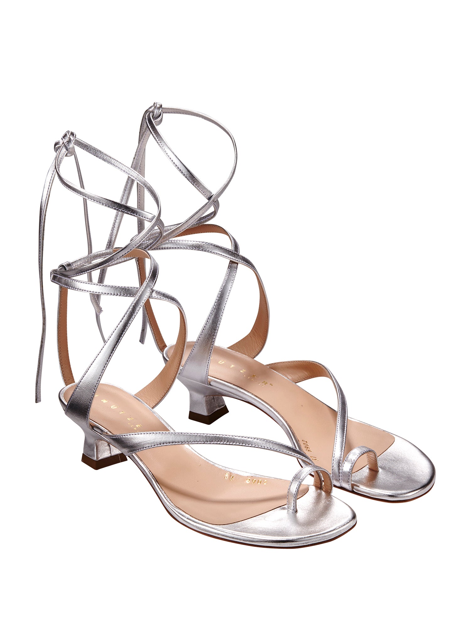 Alexis Wrap Kitten Heel Sandals for Women - Elegant Strappy Summer Dress Shoes with Comfortable Low Heel | Perfect for Weddings, Parties & Date Nights