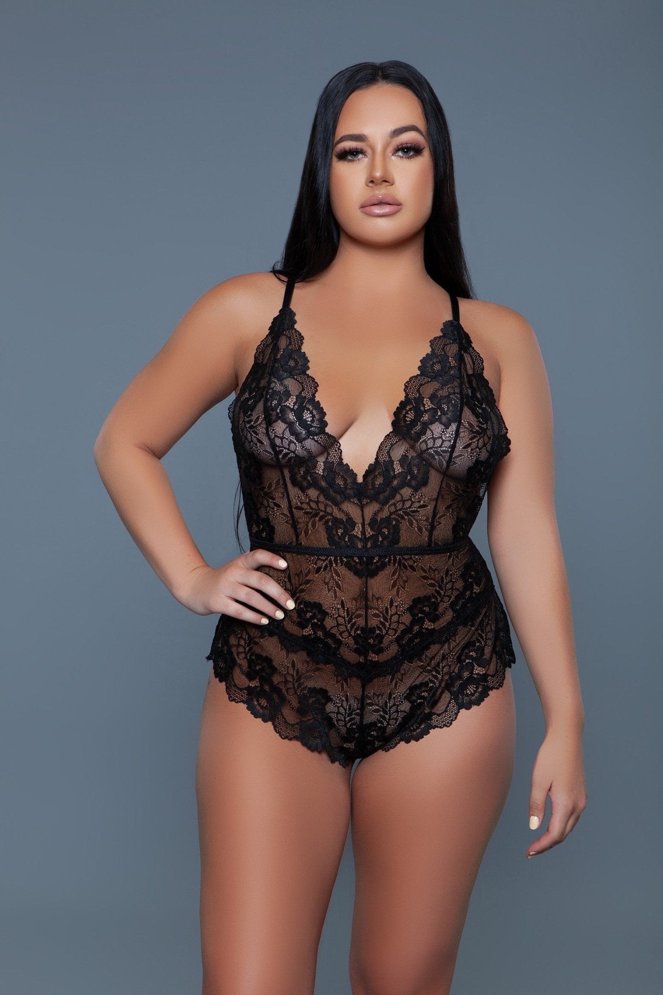 BeWicked Women's Jolene Bodysuit 2268 - Sexy Lingerie Bodysuit for Date Night & Special Occasions